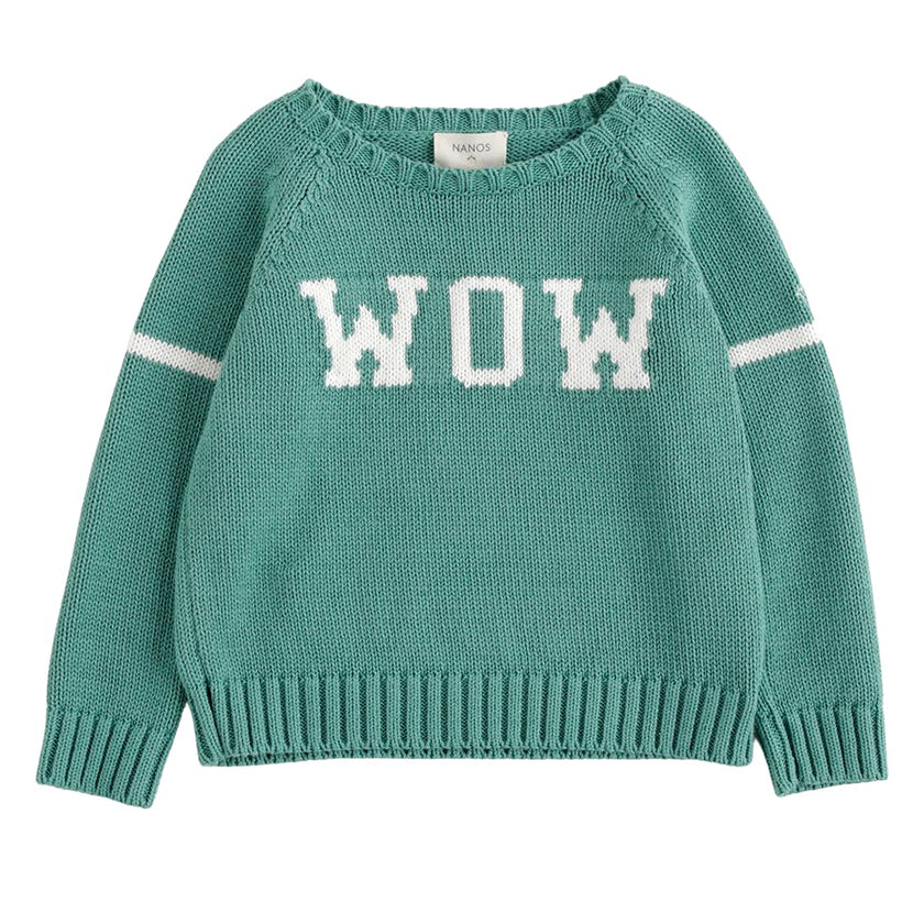 "Wow" Retro Vibes Sweater