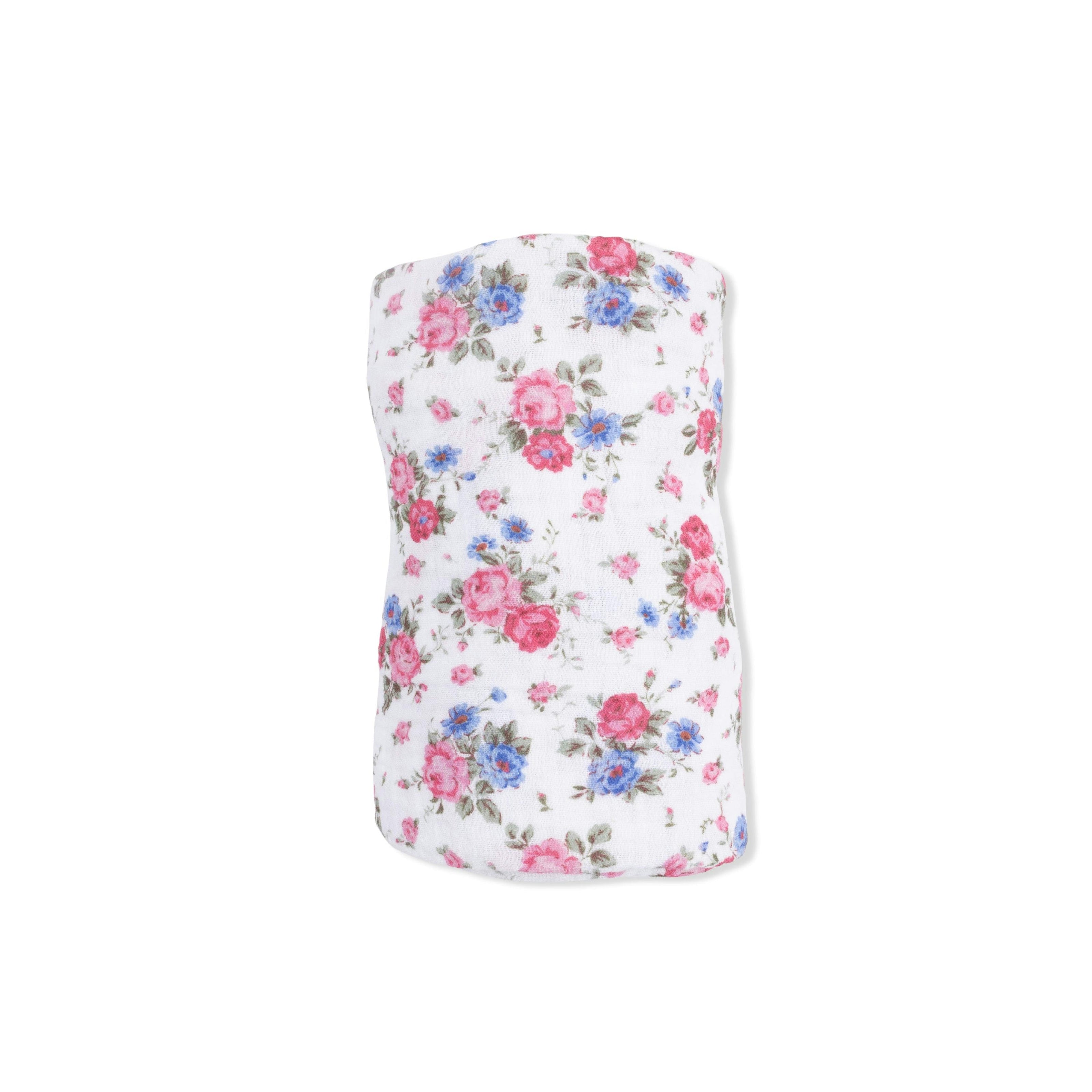 Cabbage Roses - Swaddle Blanket
