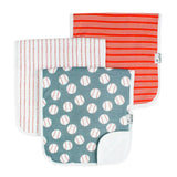 3 Pack Premium Burp Cloths - Slugger