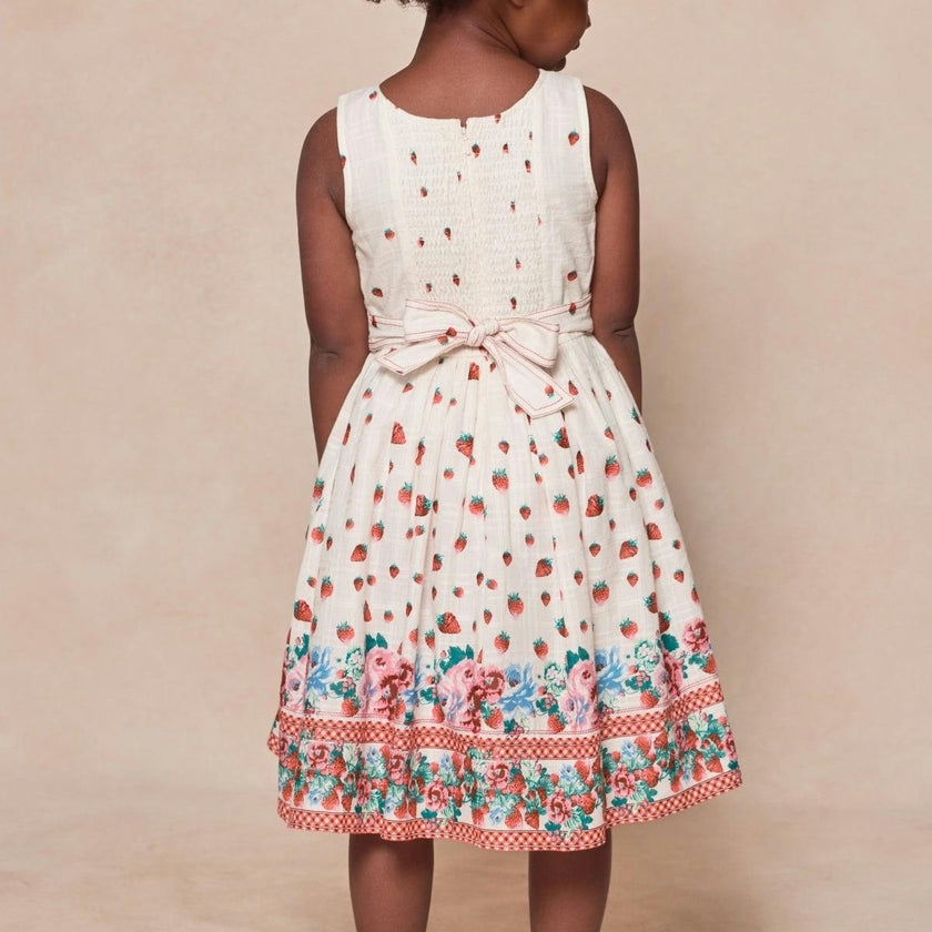 Mini Sadie Dress in Strawberry Vintage Tier