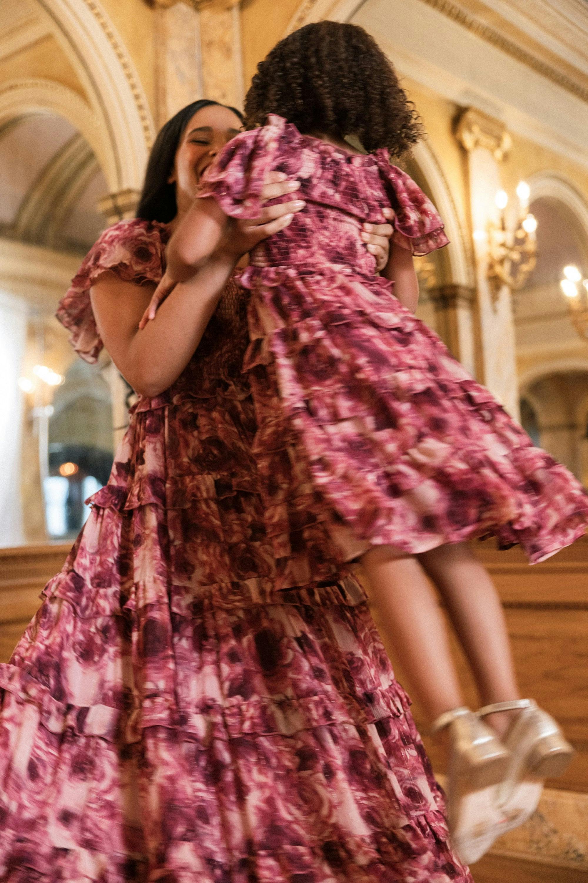Winnie Dress in Dreamy Roses