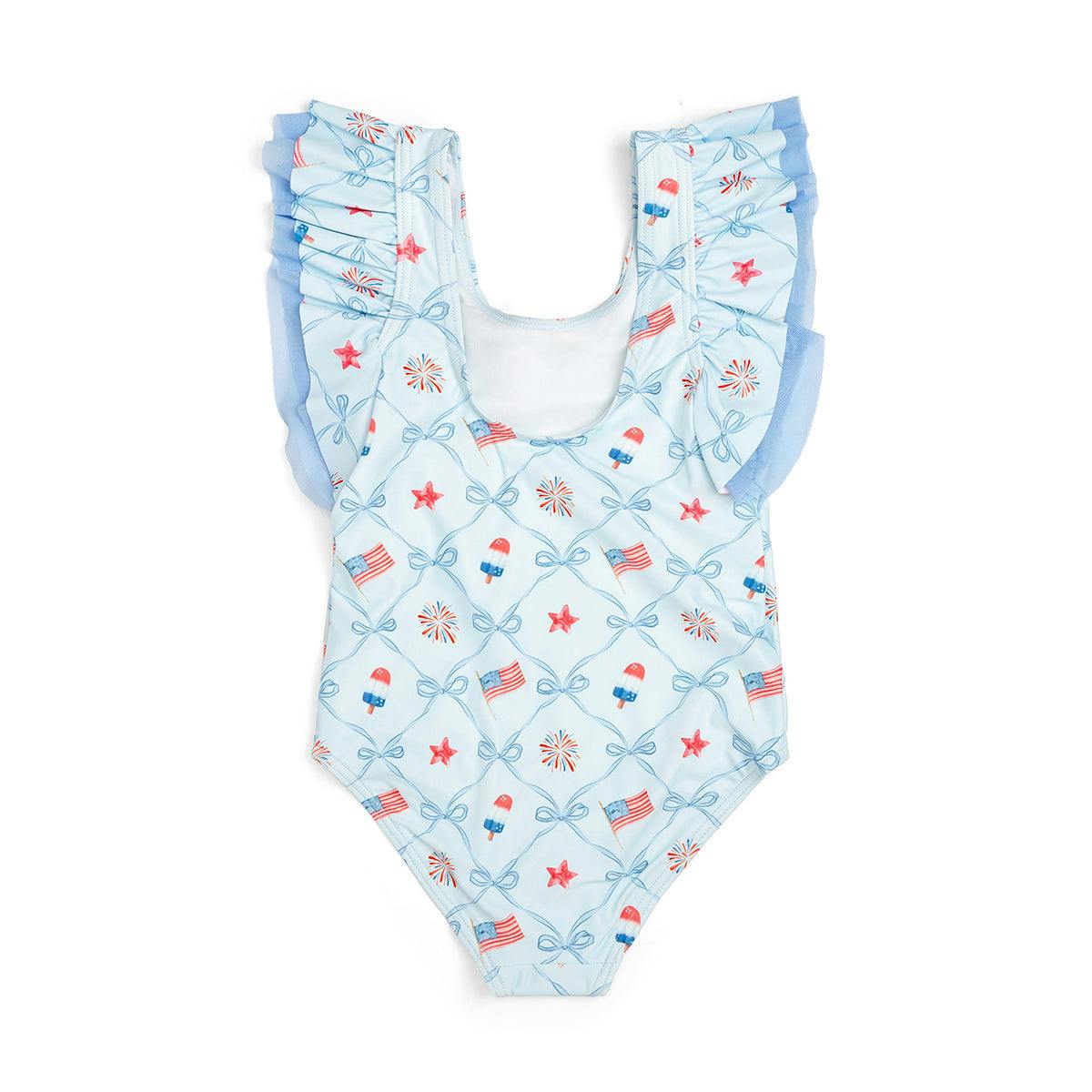 Patriotic Trellis Bathing Suit