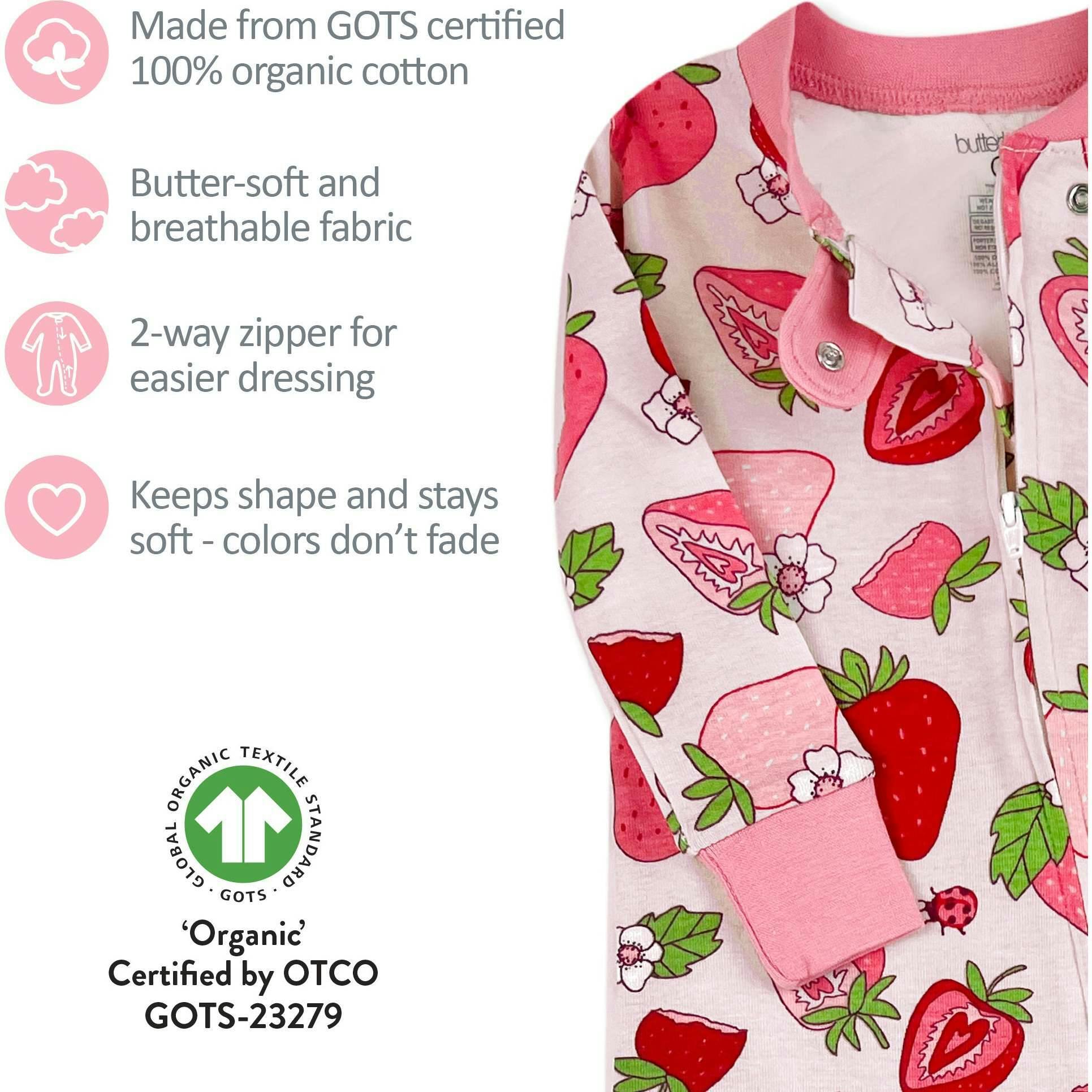CRUZ Snug Fit Footed Sleeper