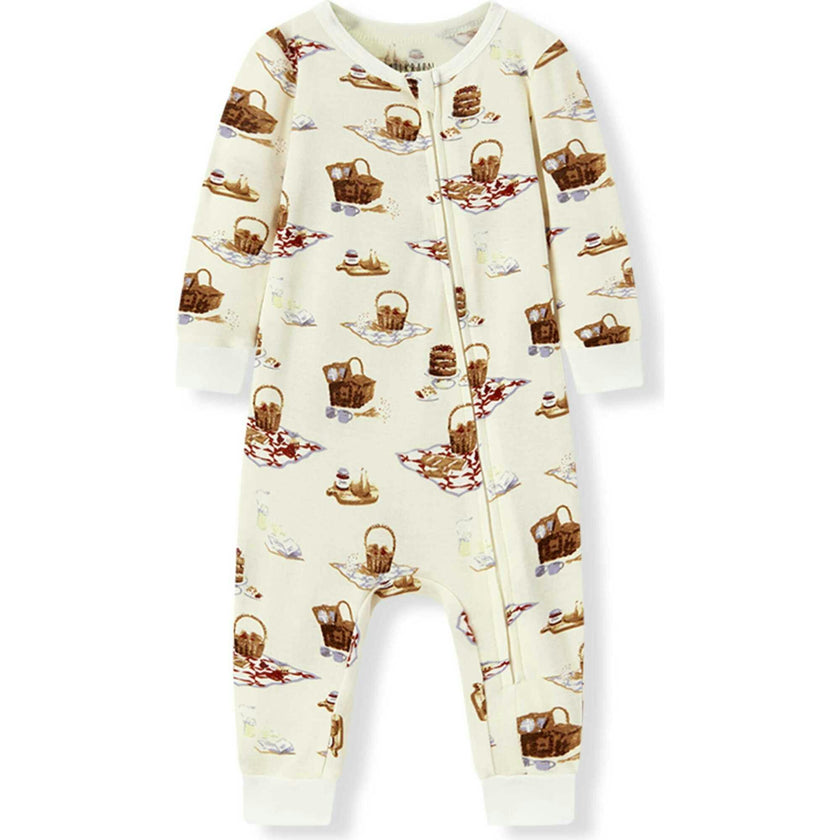Picnic Organic Cotton Zipper Pajama