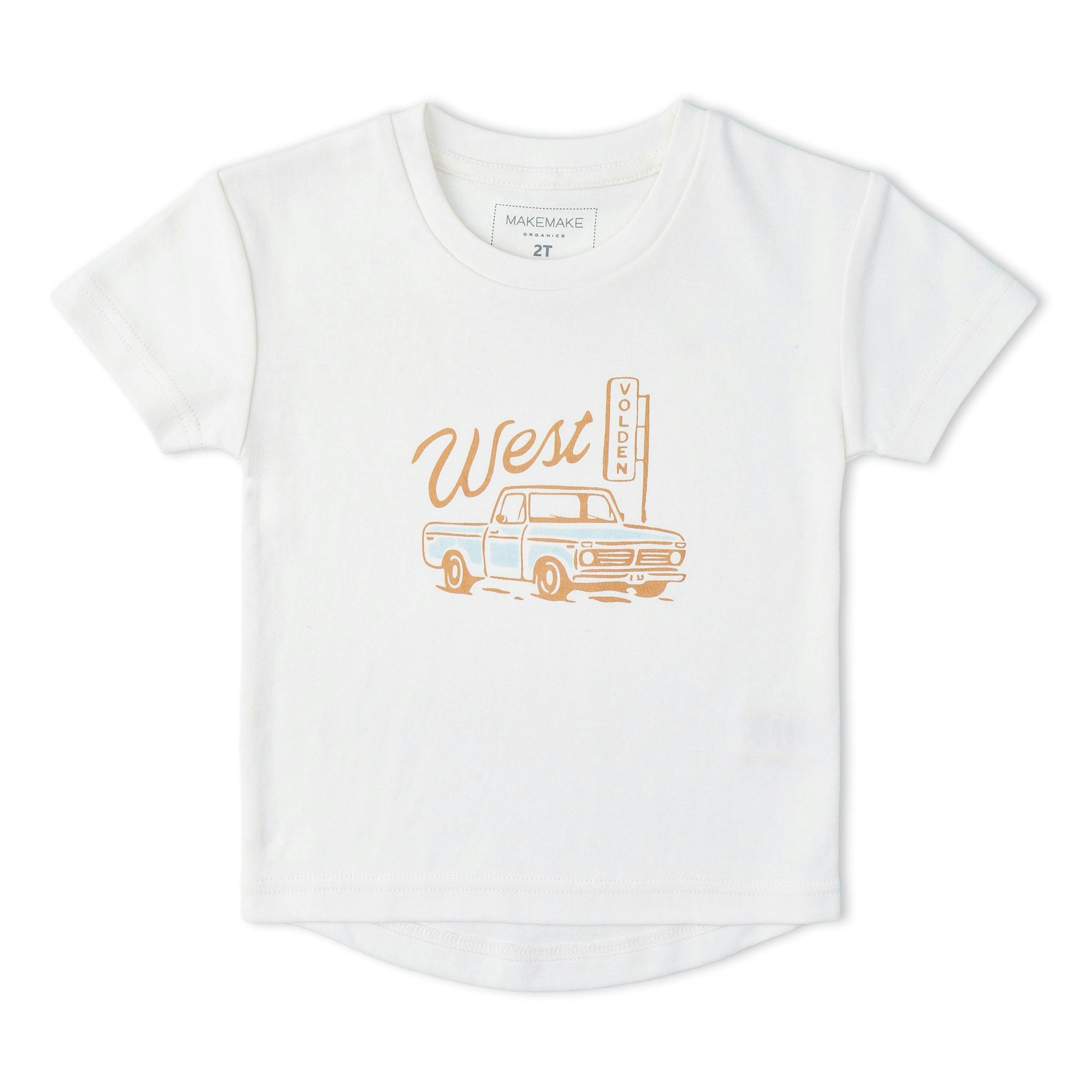 Organic Graphic Tee & Shorts Set - Wild West