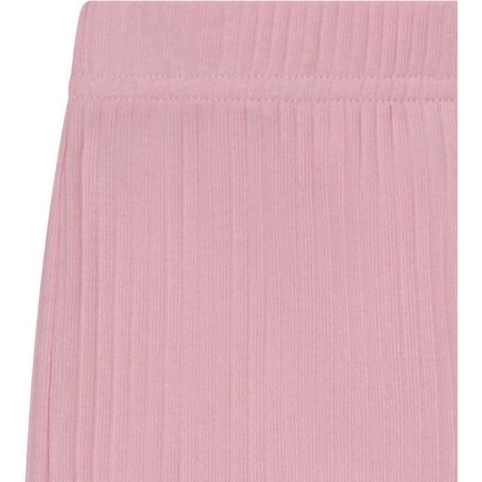 Ribbed Knit Leggings, Pink