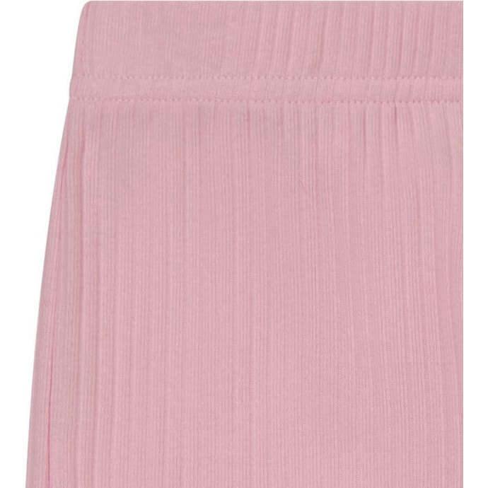 Ribbed Knit Leggings, Pink