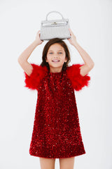 Ruby Feather Dress