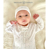 Stars Newborn Hat in Pima Cotton