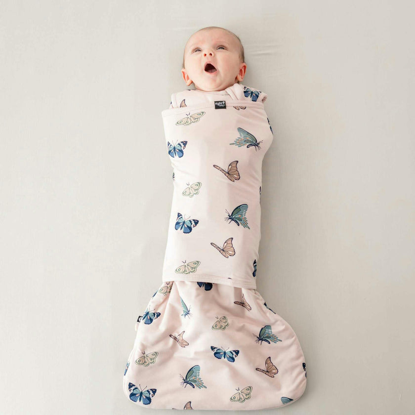 Sleep Bag Swaddler, Blush Butterfly