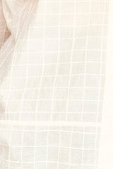 Kyoto Shirt in White Box Stitch