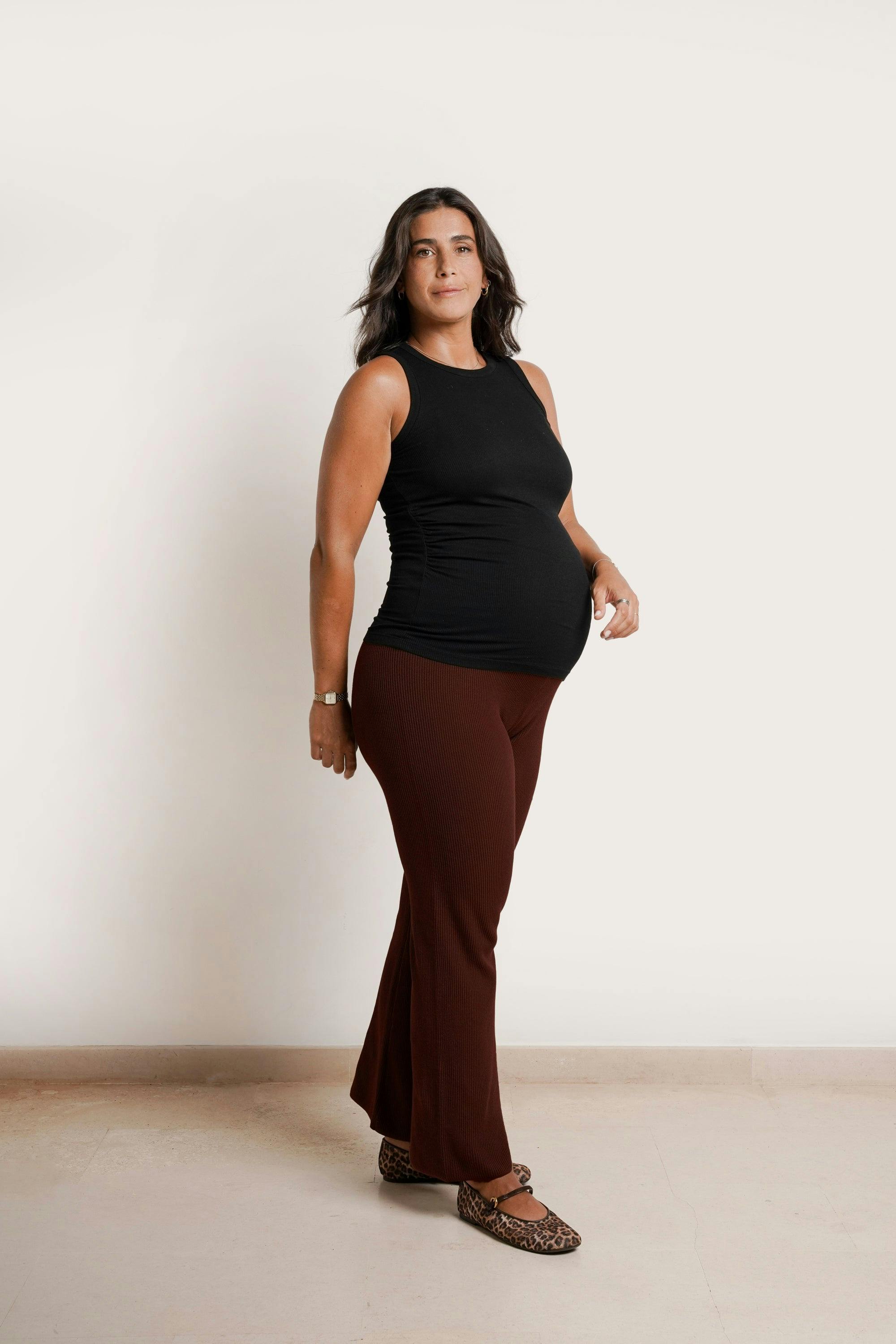 Georgina Over-Bump Maternity Knit Pants