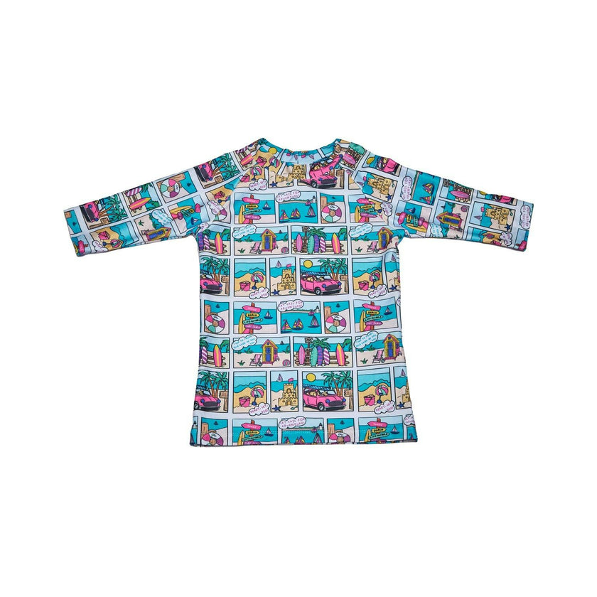 Boys Short Sleeve Rashie – UPF 50+ (Bondi)