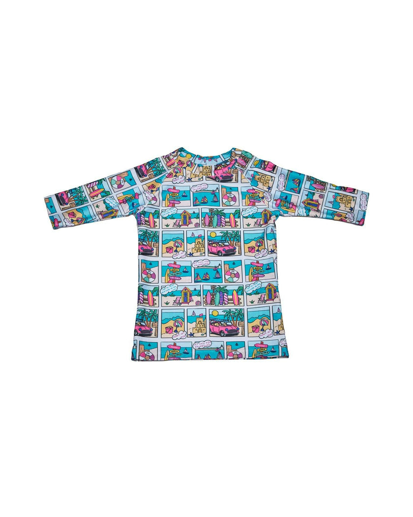 Boys Short Sleeve Rashie – UPF 50+ (Bondi)