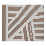 Pattern Knit Blanket Black/Off White