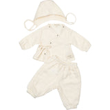 Gauze Three Piece Set, Cream