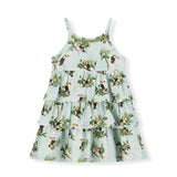 Blue Sky Linen Tiered Dress