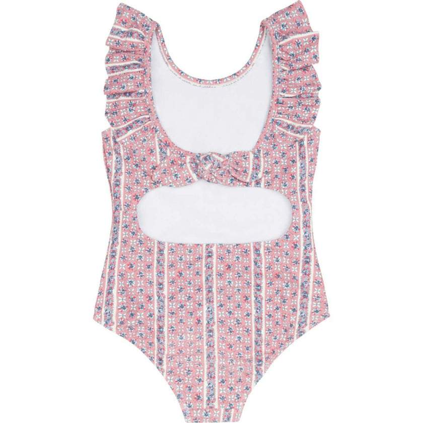 girls rosa vine ruffle collar one piece