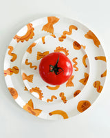 Pasta Party Hors d'Oeuvres Plate Set - Golden