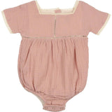 Gauze Crochet Romper