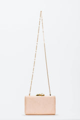 Women's Jen Straw White Stone Clutch Bag