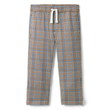 The Plaid Pull-On Pant, brown