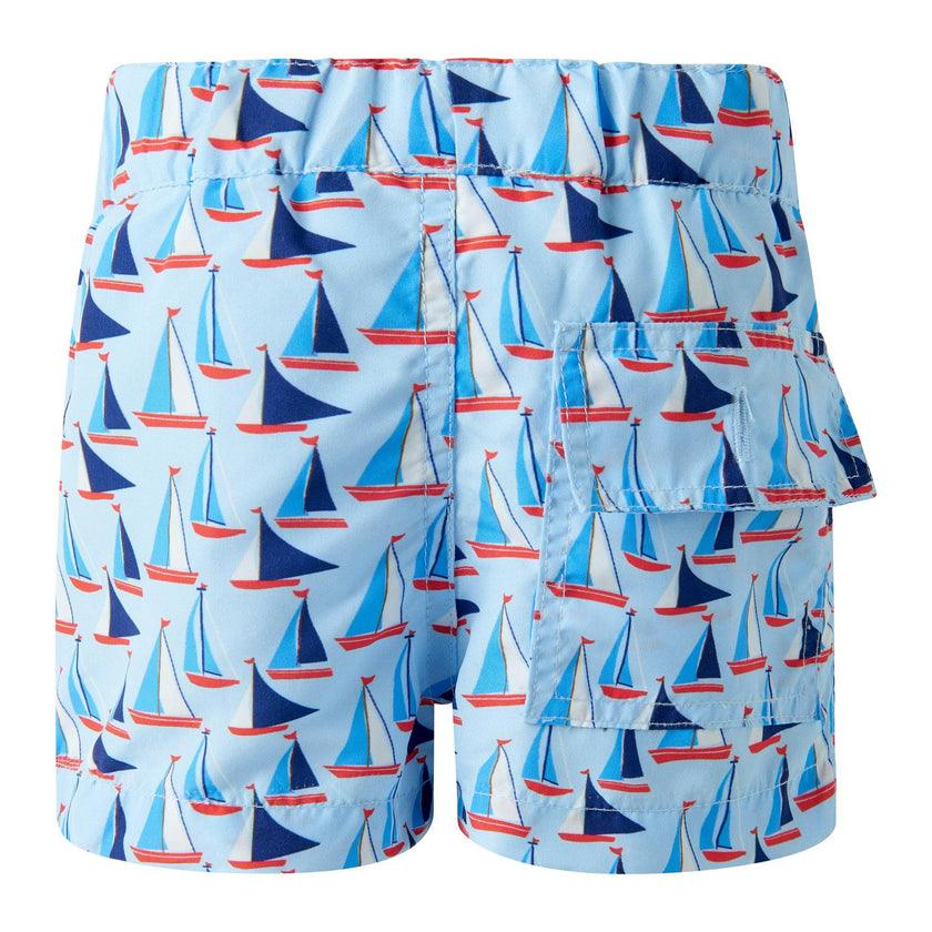 Baby Sailboat Swim Trunks