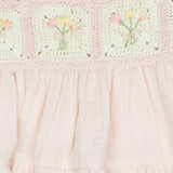 Crochet Dress in Petal Bouquet