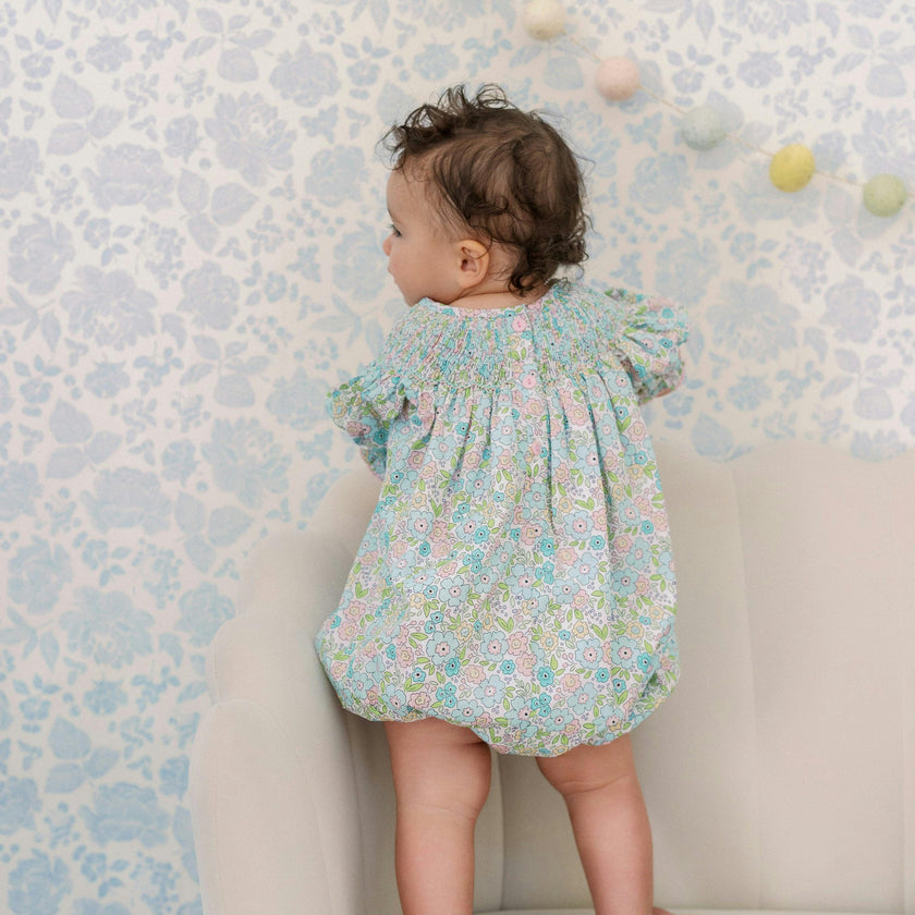 Polly Bunny Smocked Bubble