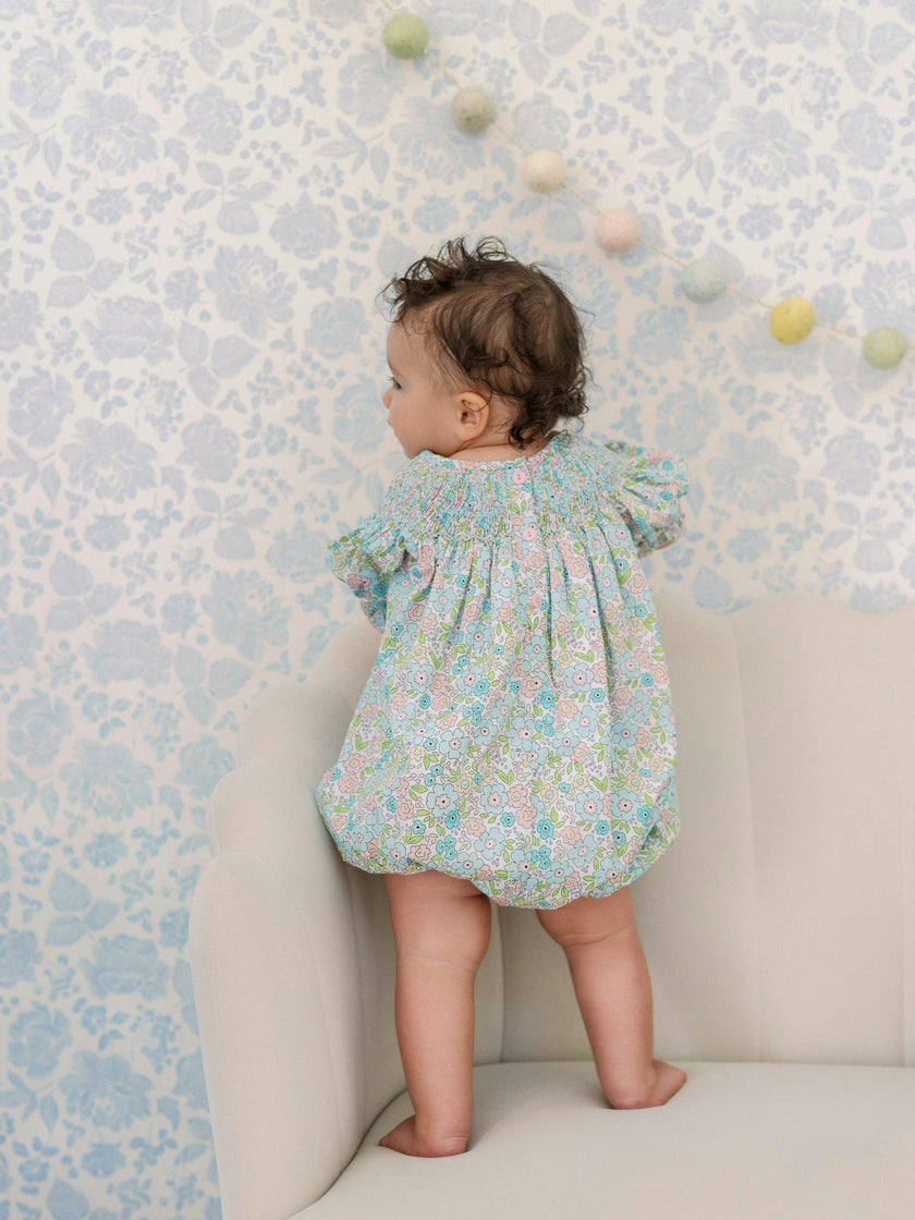 Polly Bunny Smocked Bubble