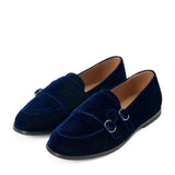 Ingrid Velvet Ribbon Trim Loafers