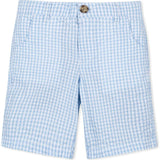 Organic Seersucker Short, Blue