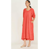 Seville Long Dress, Red