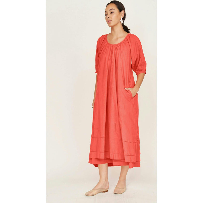 Seville Dress in Lobster
