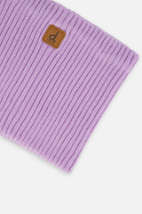 Baby Ribbed Knit Neckwarmer Lavender