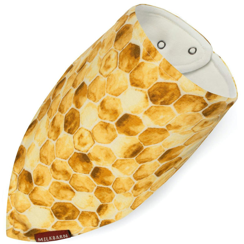 Honeycomb Bamboo Three-Layer Kerchief Bib