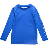 Marine Blue LS Rash Top, Blue