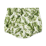 Island Leaf Ruffle Dress & Bloomers