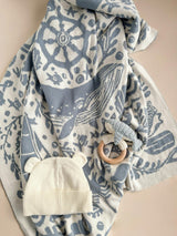 Cotton Baby Nautical Gift Set - Whale