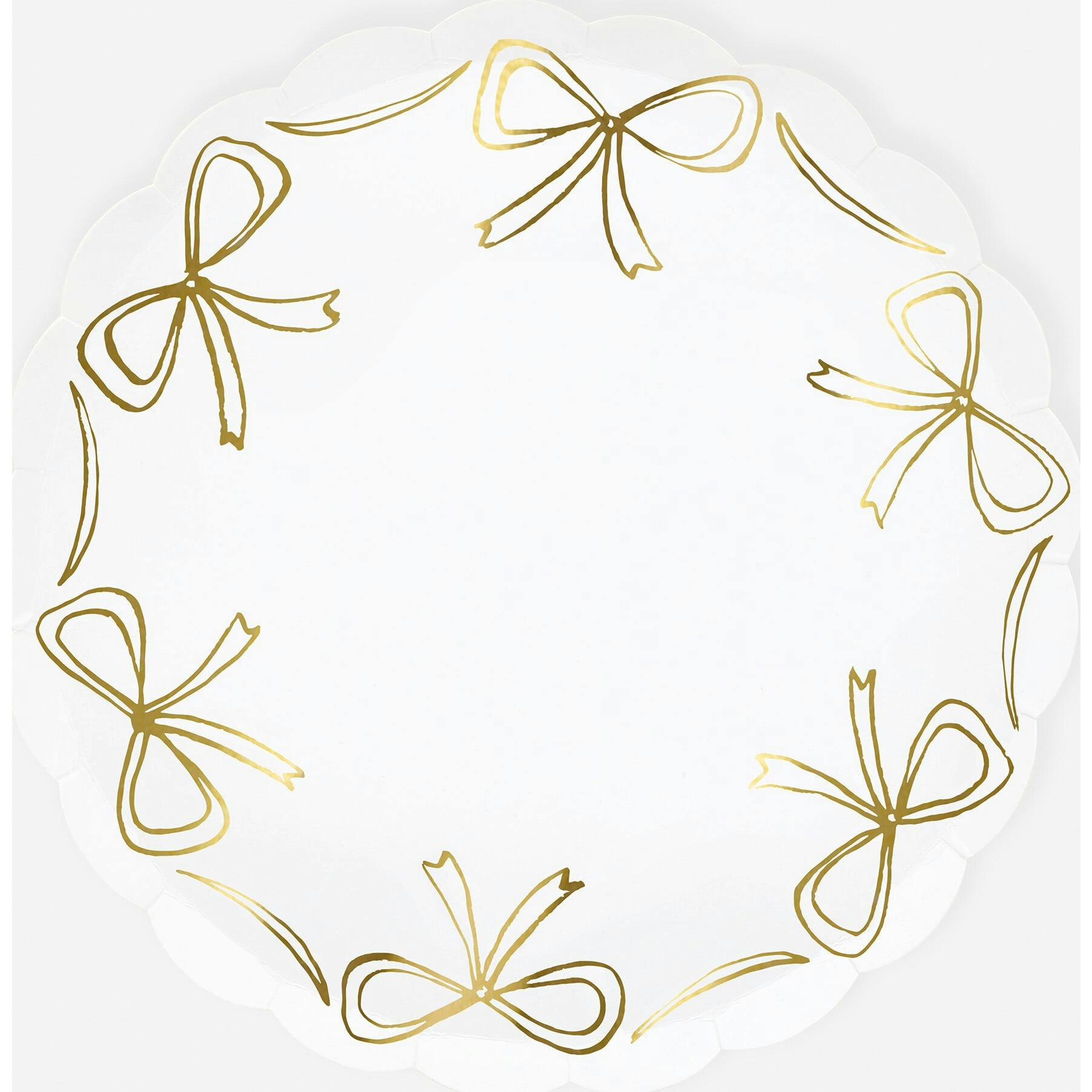 Gold Bow Side Plates