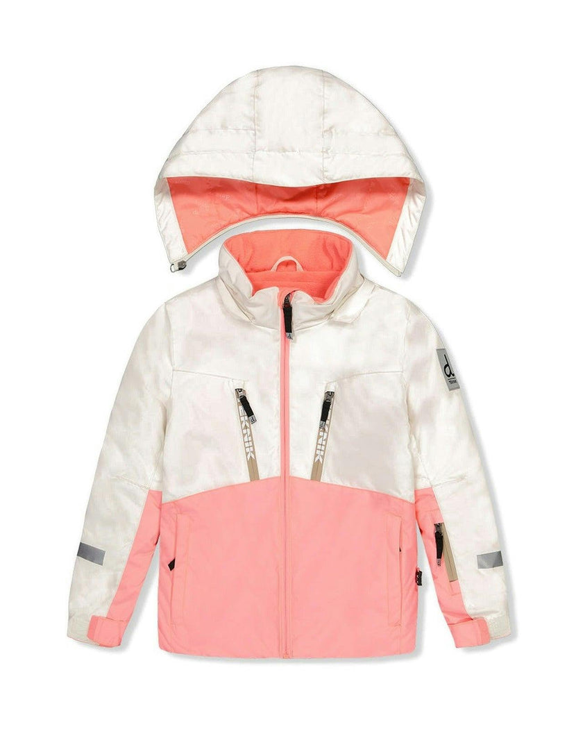 Two Piece Teknik Snowsuit Off-White And Pink