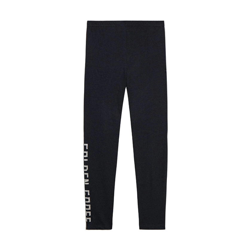 Black Logo Leggings