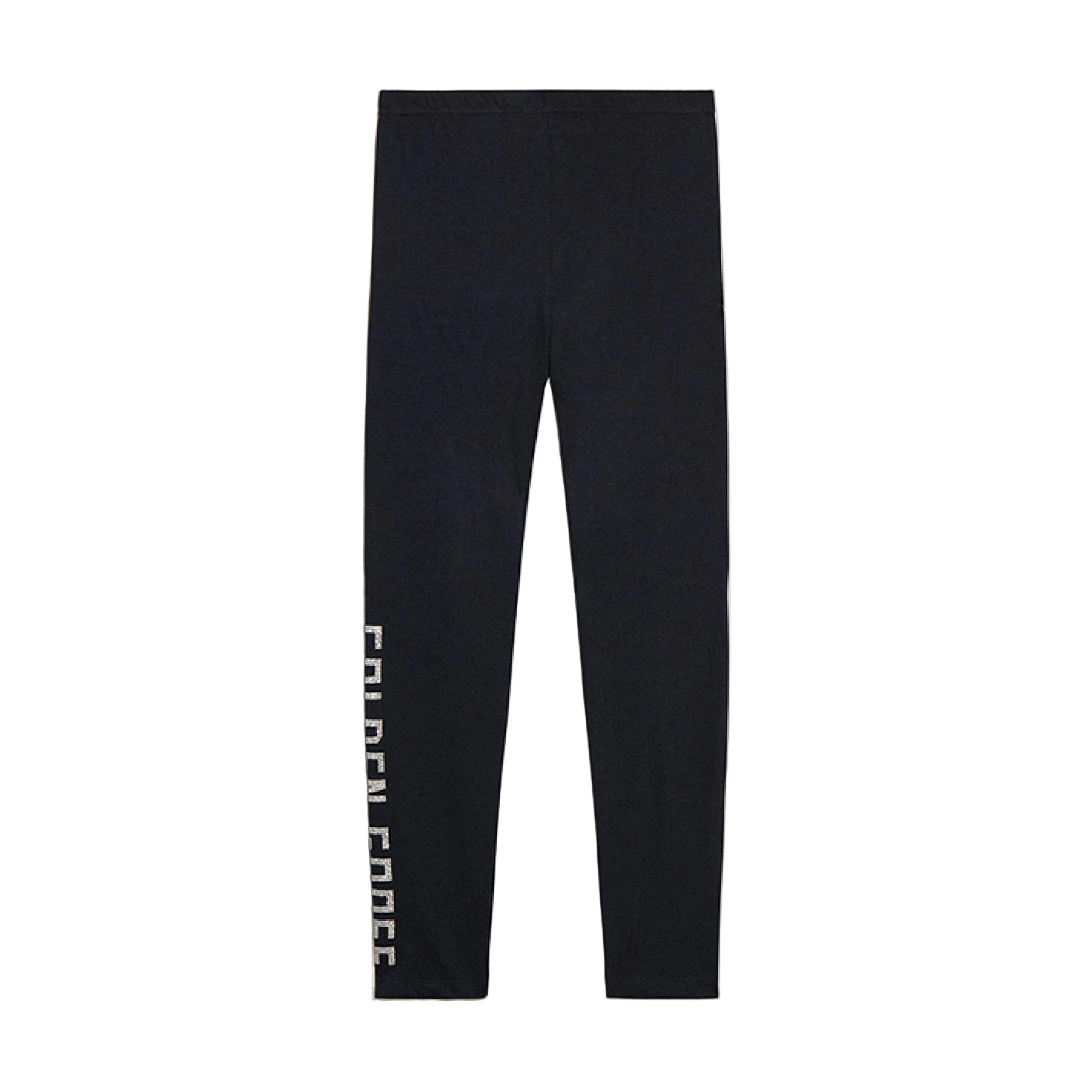 Black Logo Leggings