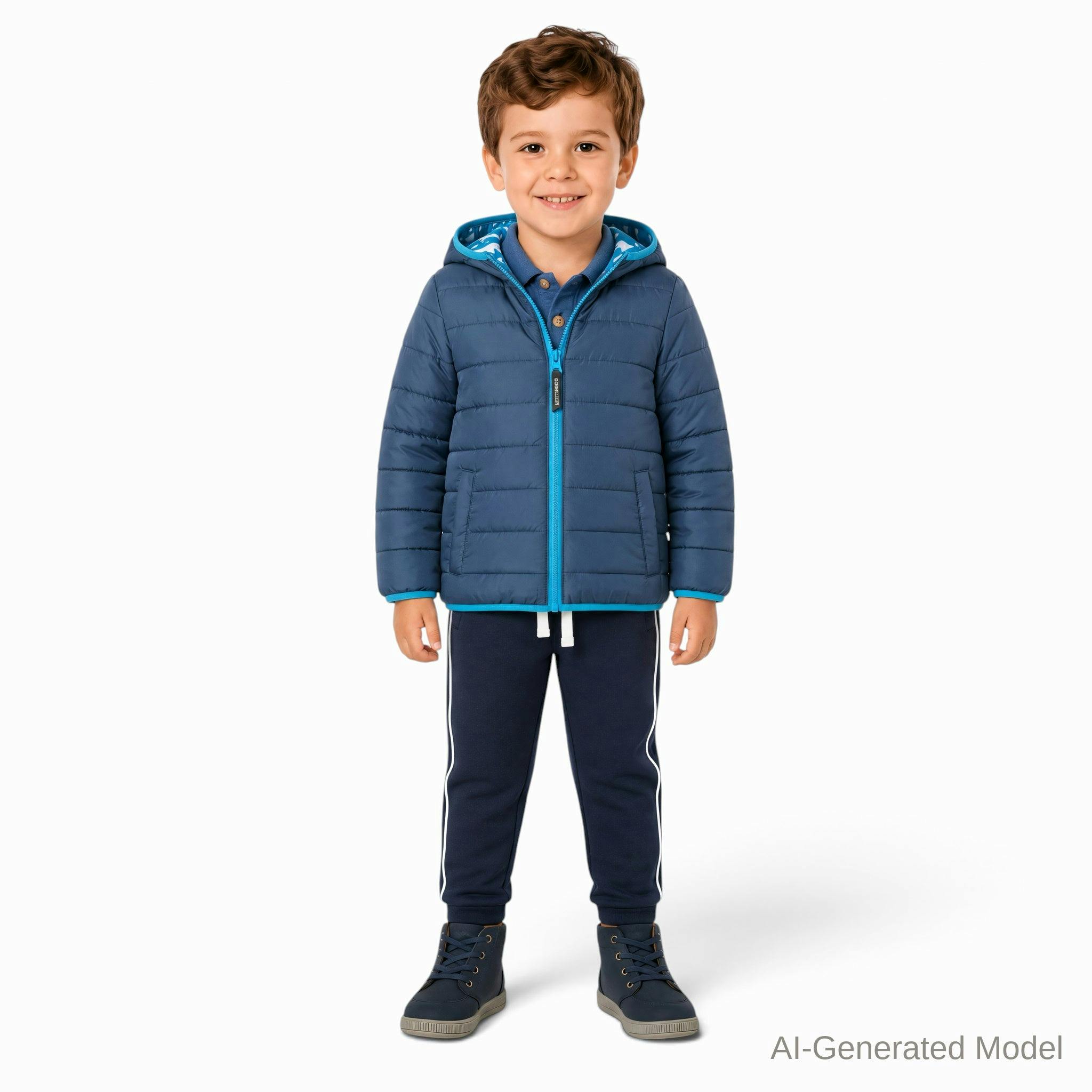 Reversible Color-Changing Puffer Jacket | Dino Adventure
