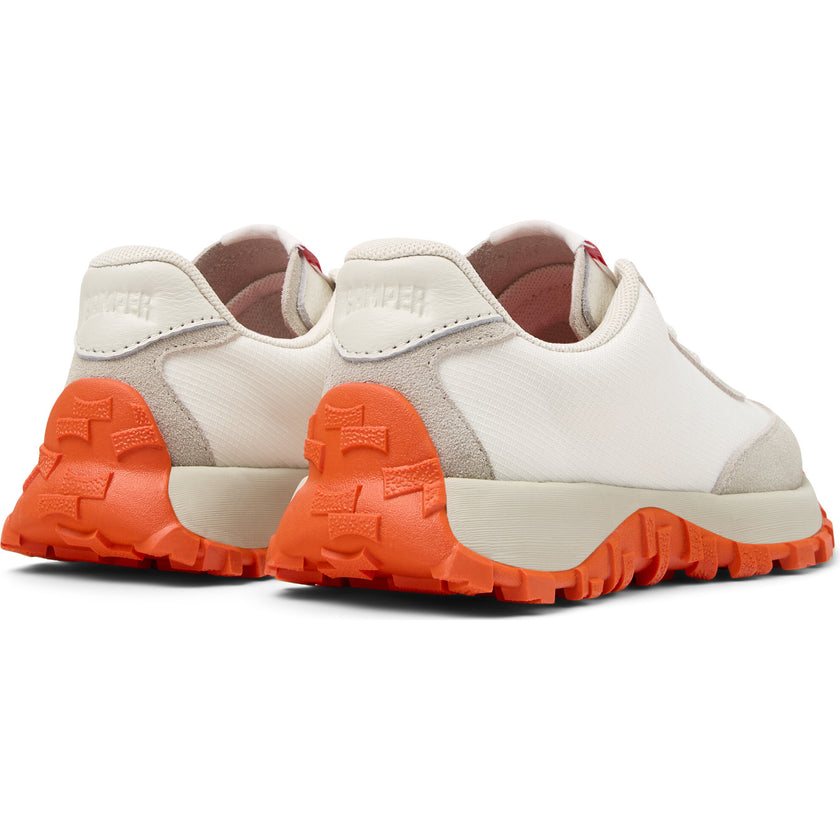 Kids Drift Trail Leather & Nubuck Sneakers, Natural