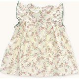 Baby Dress BIANCA Hand-Smocked Plumetis Roses Bouquet, Florals