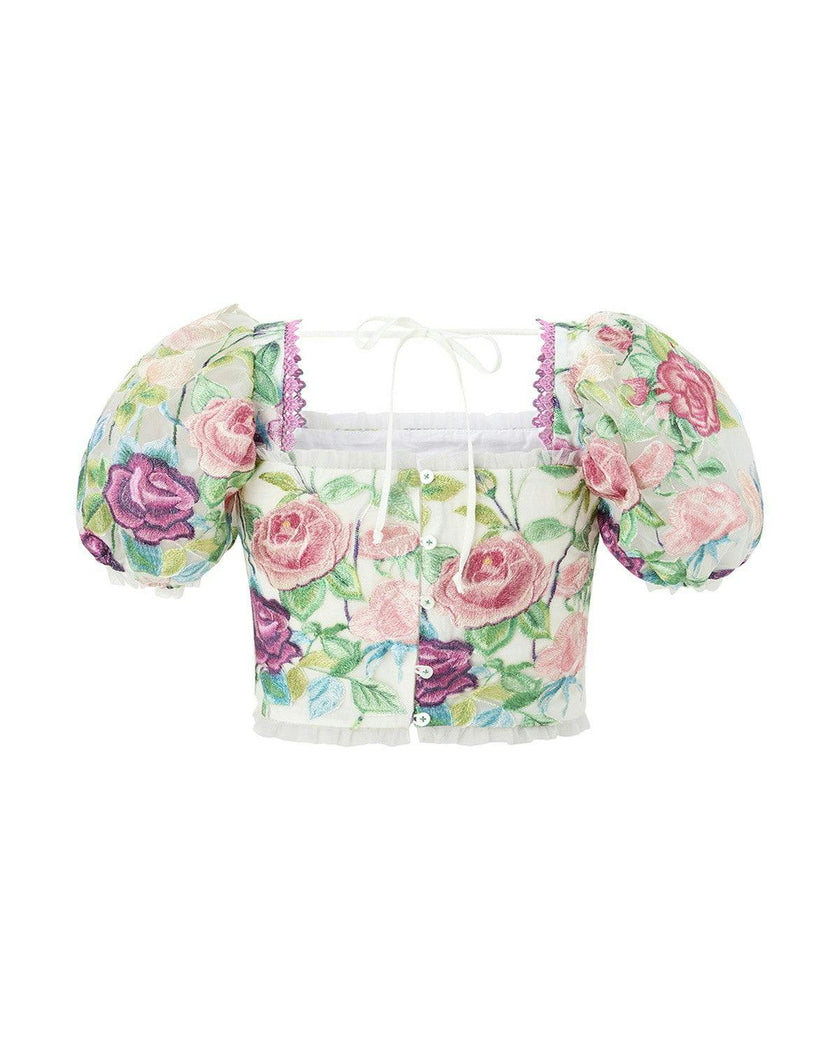 Rachelle Embroidered Top