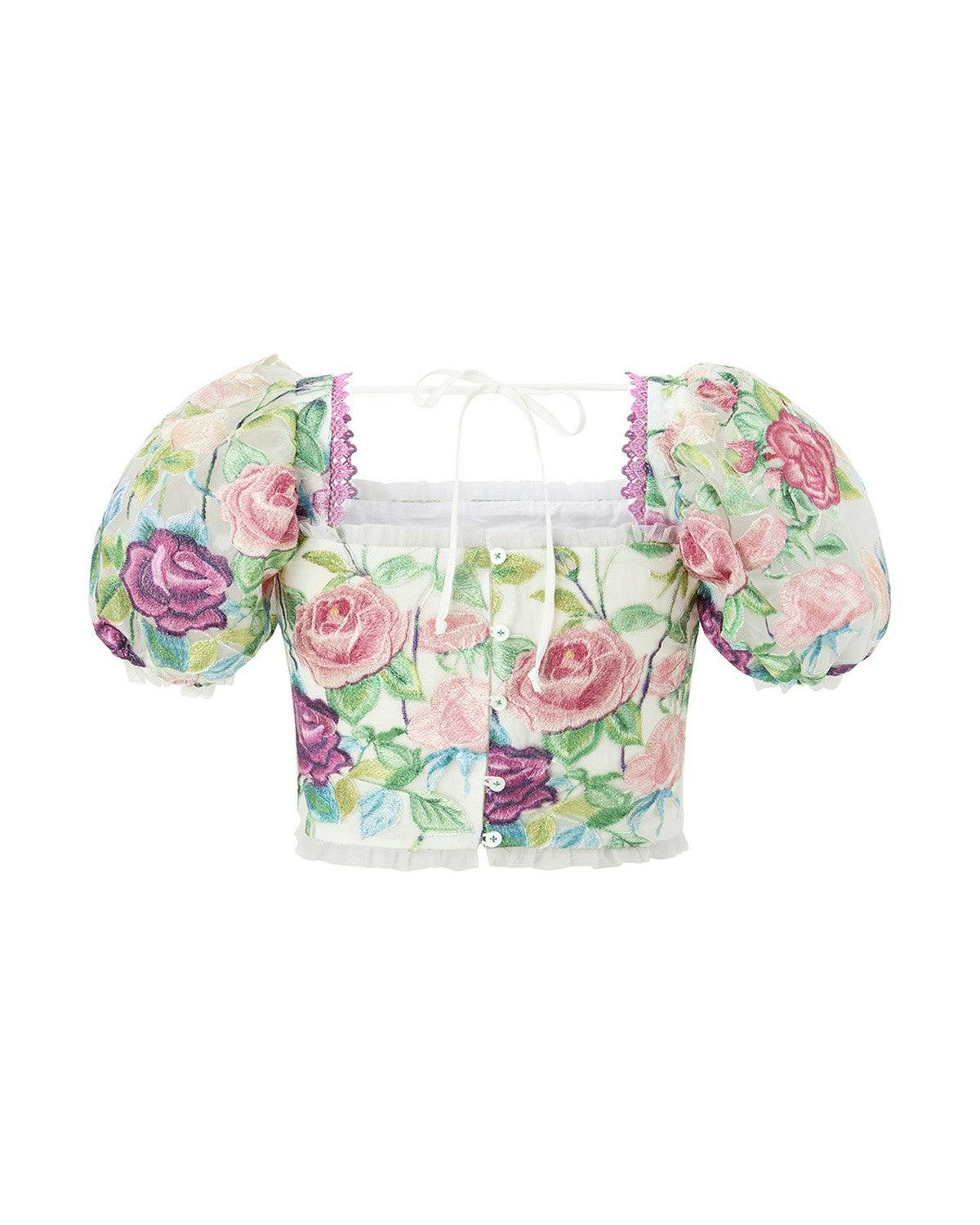 Rachelle Embroidered Top