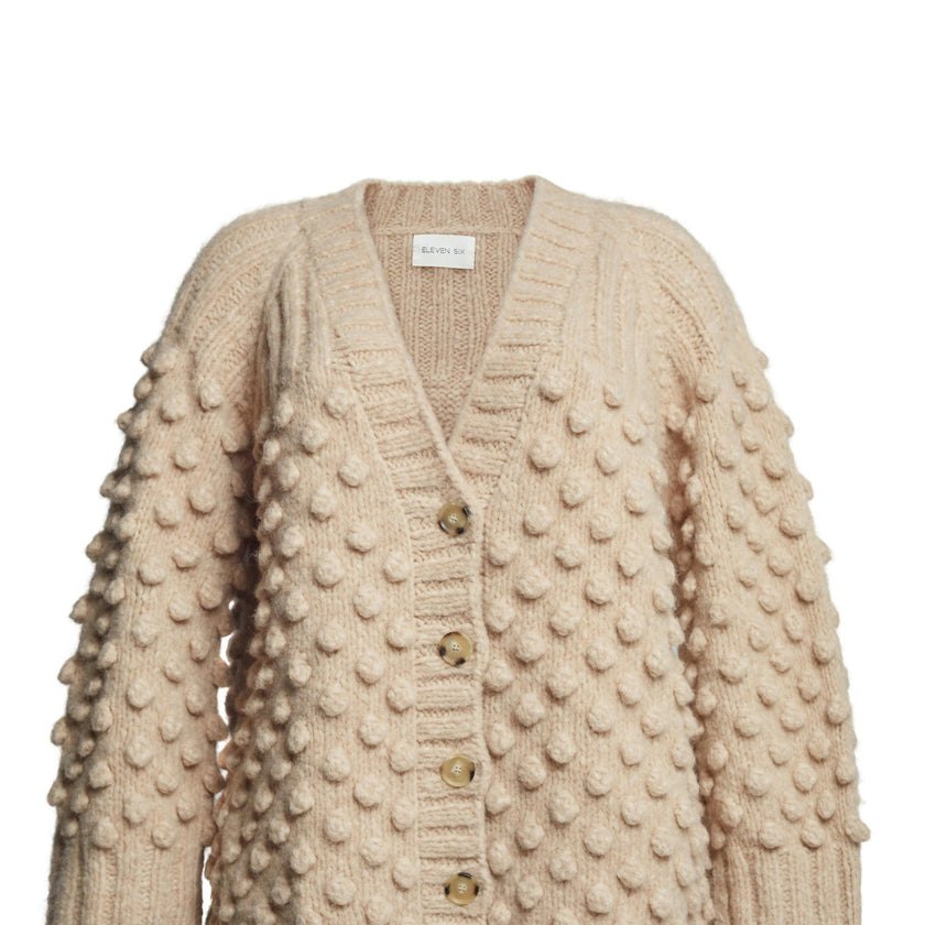 LIAN CARDI | PALE CAMEL