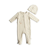 Balloon Goose Print Footie